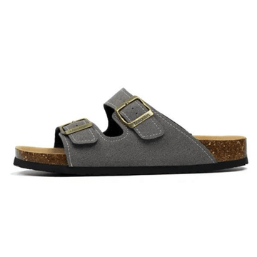 Birken Maibulun Wildledersandale - Grau